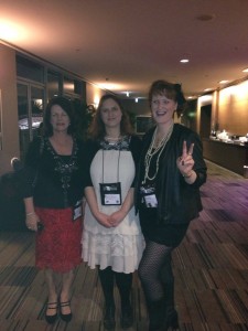 Frana, Marnie and me - members of my RWA writing group and essential tribe members